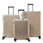 Βαλίτσα μεσαία expandable πολυκαρβονική 24'' gold με 4 ρόδες ύψους 55cm NAUTICA