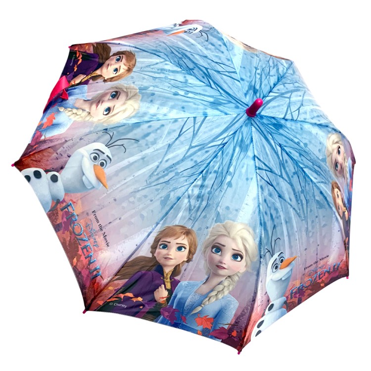 Ομπρέλα βροχής παιδική με μπαστούνι αυτόματη R46cm POE FROZEN 2