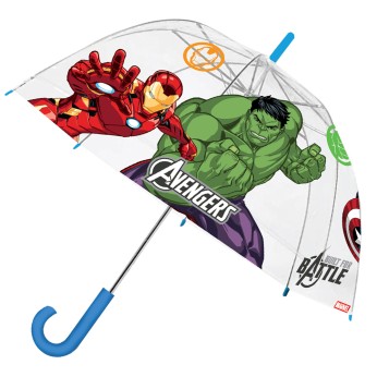 Ομπρέλα βροχής παιδική με μπαστούνι απλή R38cm POE AVENGERS 2