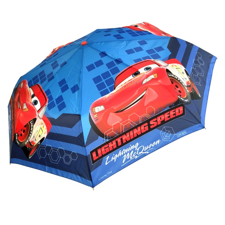 Ομπρέλα βροχής παιδική 3σπαστη απλή R50cm polyester CARS Ομπρέλα βροχής παιδική 3σπαστη απλή R50cm polyester CARS