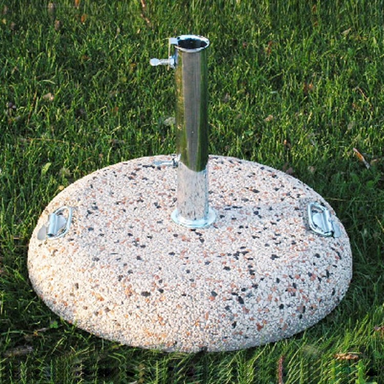 Βάση τσιμέντου με διακοσμητικό χαλίκι βάρους 85kgr SOLART