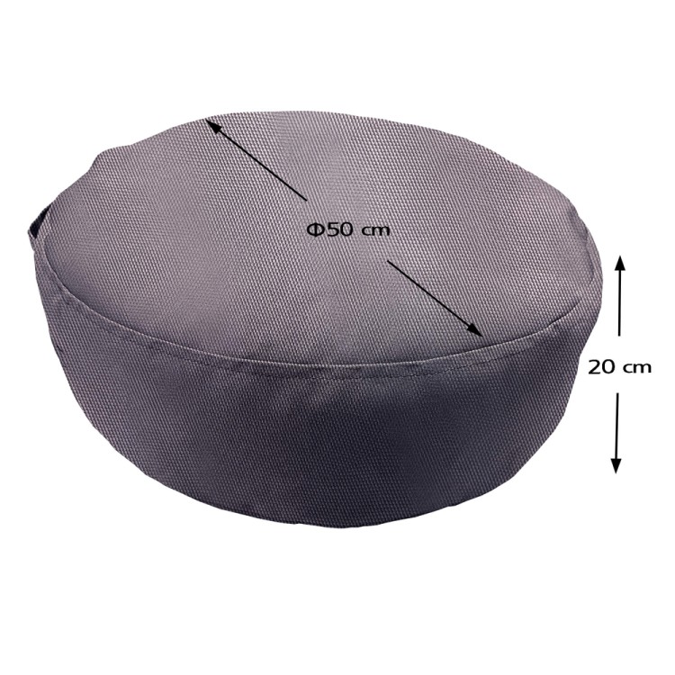 Πουφ στρογγυλό 50x20cm A8
