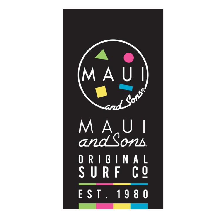 Πετσέτα θαλάσσης παιδική microfiber 70x140cm MAUI & SONS 