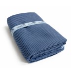 Πετσέτα θαλάσσης microfiber 75x150cm κοτλέ σκούρο γκρι/μπλε SOLART