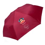 Ομπρέλα βροχής unisex σπαστή 3s αυτόματη R53cm polyester μονόχρωμη PAUL FRANK
