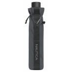 Ομπρέλα βροχής σπαστή 3s αυτόματo α/κ R63.5cm αντιανεμική polyester PFAS-free γκρι NAUTICA 