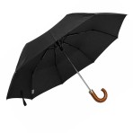Ομπρέλα βροχής ανδρική σπαστή 3s αυτόματη R55cm polyester μαύρο GUY LAROCHE