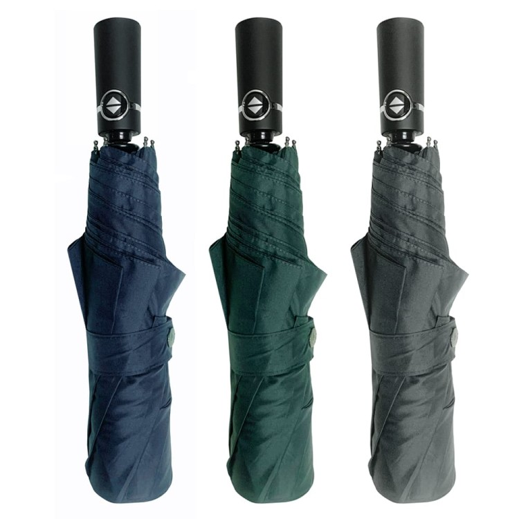 Ομπρέλα βροχής ανδρική σπαστή 3s αυτόματο α/κ R68cm polyester μονόχρωμη GUY LAROCHE