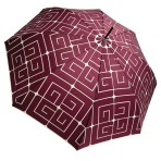 Ομπρέλα βροχής γυναικεία με μπαστούνι αυτόματη R60cm polyester logo print GUY LAROCHE