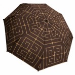 Ομπρέλα βροχής γυναικεία σπαστή 3s απλή R53cm polyester logo print GUY LAROCHE