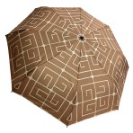 Ομπρέλα βροχής γυναικεία σπαστή 3s αυτόματη R53cm polyester logo print GUY LAROCHE