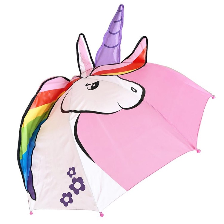Ομπρέλα βροχής παιδική απλή 3D R45cm polyester ΜΟΝΟΚΕΡΟΣ