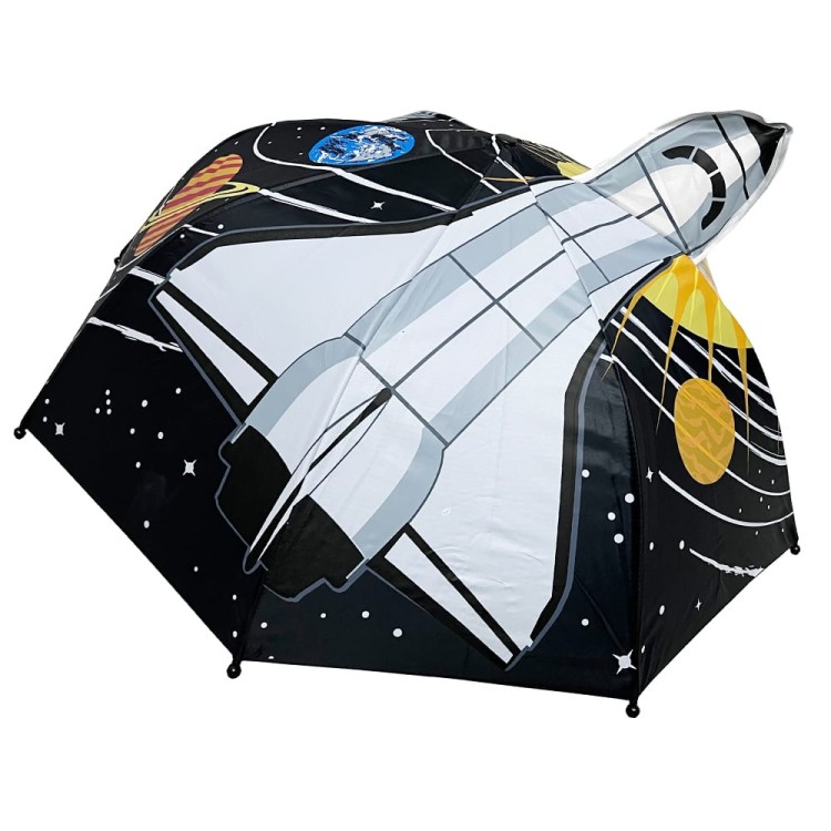 Ομπρέλα βροχής παιδική απλή 3D R45cm polyester ΔΙΑΣΤΗΜΟΠΛΟΙΟ