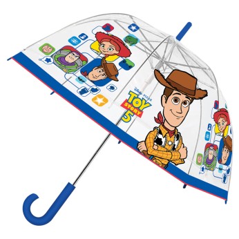 Ομπρέλα βροχής παιδική με μπαστούνι απλή R45cm POE TOY STORY 2